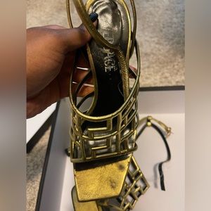 Versace platform heel